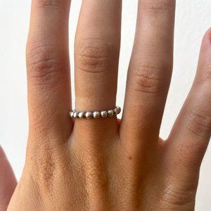 Authentic Vintage Tiffany & Co. silver ball ring